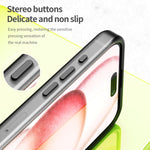 Custodia per telefono MagSafe in TPU satinato traslucido + PC a copertura totale, For iPhone 16, For iPhone 15 Pro Max