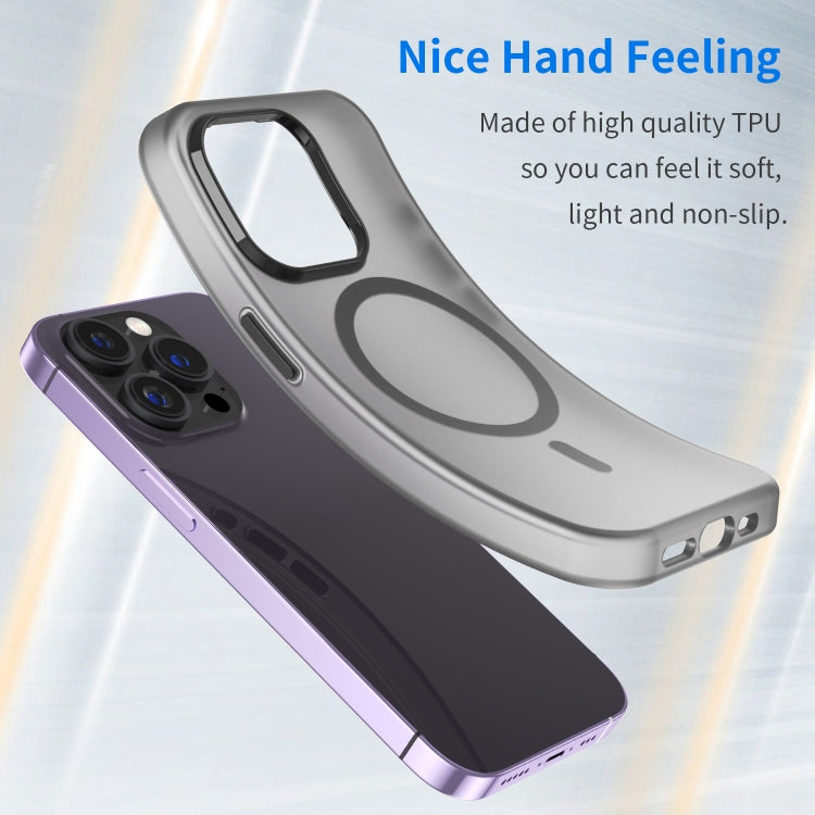 Custodia per telefono MagSafe in TPU satinato traslucido + PC a copertura totale, For iPhone 14 Pro Max, For iPhone SE 2022 / 2020 / 8