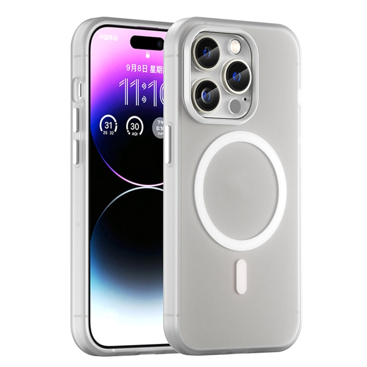 Custodia per telefono MagSafe in TPU satinato traslucido + PC a copertura totale, For iPhone 14 Pro Max, For iPhone SE 2022 / 2020 / 8