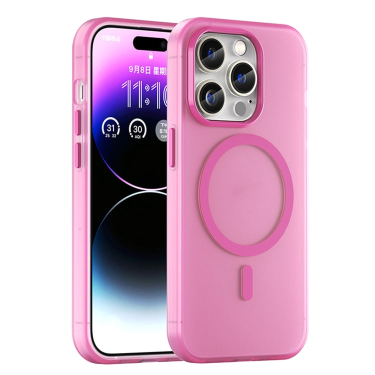 Custodia per telefono MagSafe in TPU satinato traslucido + PC a copertura totale, For iPhone 14 Pro Max, For iPhone SE 2022 / 2020 / 8