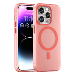 Custodia per telefono MagSafe in TPU satinato traslucido + PC a copertura totale, For iPhone 14 Pro Max, For iPhone SE 2022 / 2020 / 8