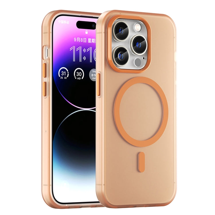 Custodia per telefono MagSafe in TPU satinato traslucido + PC a copertura totale, For iPhone 14 Pro Max, For iPhone SE 2022 / 2020 / 8