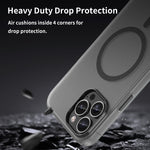 Custodia per telefono MagSafe in TPU satinato traslucido + PC a copertura totale, For iPhone 13 Pro Max, For iPhone 13 Pro