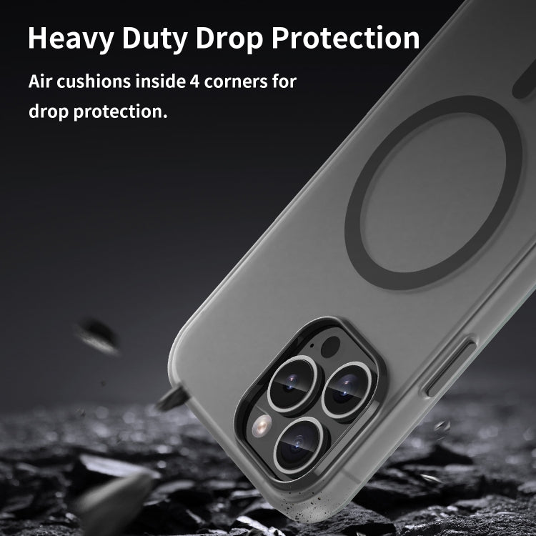 Custodia per telefono MagSafe in TPU satinato traslucido + PC a copertura totale, For iPhone 13 Pro Max, For iPhone 13 Pro