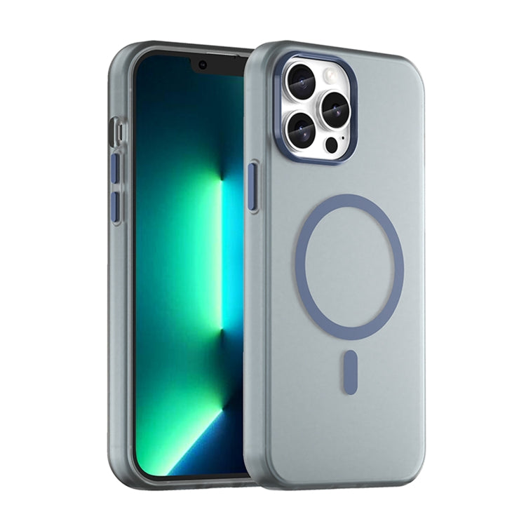 Custodia per telefono MagSafe in TPU satinato traslucido + PC a copertura totale, For iPhone 13 Pro Max, For iPhone 13 Pro
