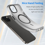 Custodia per telefono MagSafe in TPU satinato traslucido + PC a copertura totale, For iPhone 13, For iPhone 12