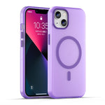 Custodia per telefono MagSafe in TPU satinato traslucido + PC a copertura totale, For iPhone 13, For iPhone 12