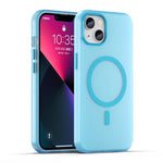 Custodia per telefono MagSafe in TPU satinato traslucido + PC a copertura totale, For iPhone 13, For iPhone 12