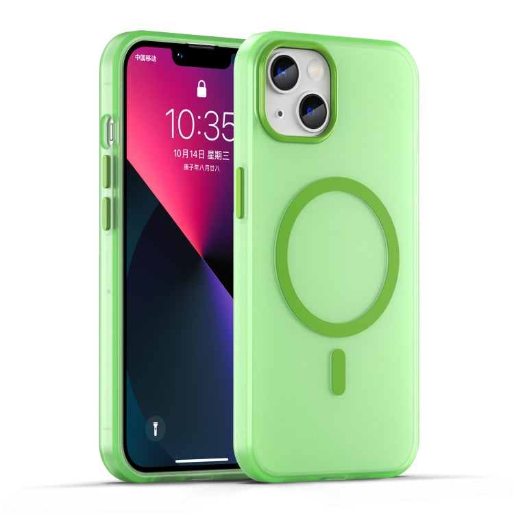Custodia per telefono MagSafe in TPU satinato traslucido + PC a copertura totale, For iPhone 13, For iPhone 12