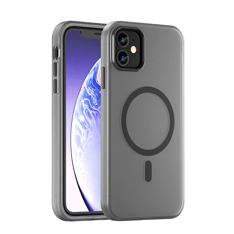Custodia per telefono MagSafe in TPU satinato traslucido + PC a copertura totale, For iPhone 13, For iPhone 12