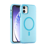 Custodia per telefono MagSafe in TPU satinato traslucido + PC a copertura totale, For iPhone 13, For iPhone 12