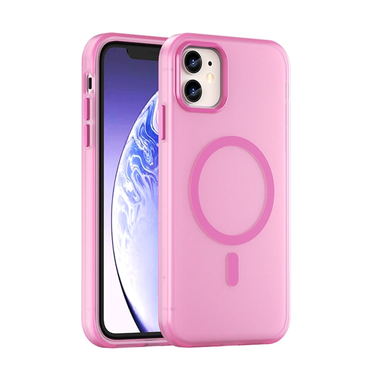Custodia per telefono MagSafe in TPU satinato traslucido + PC a copertura totale, For iPhone 13, For iPhone 12