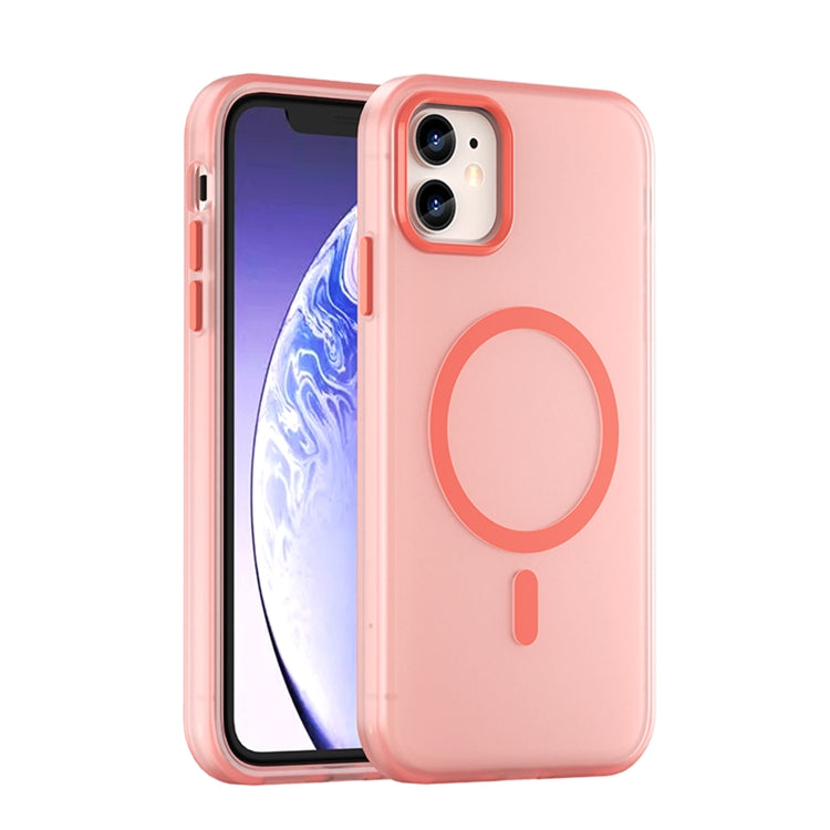 Custodia per telefono MagSafe in TPU satinato traslucido + PC a copertura totale, For iPhone 13, For iPhone 12