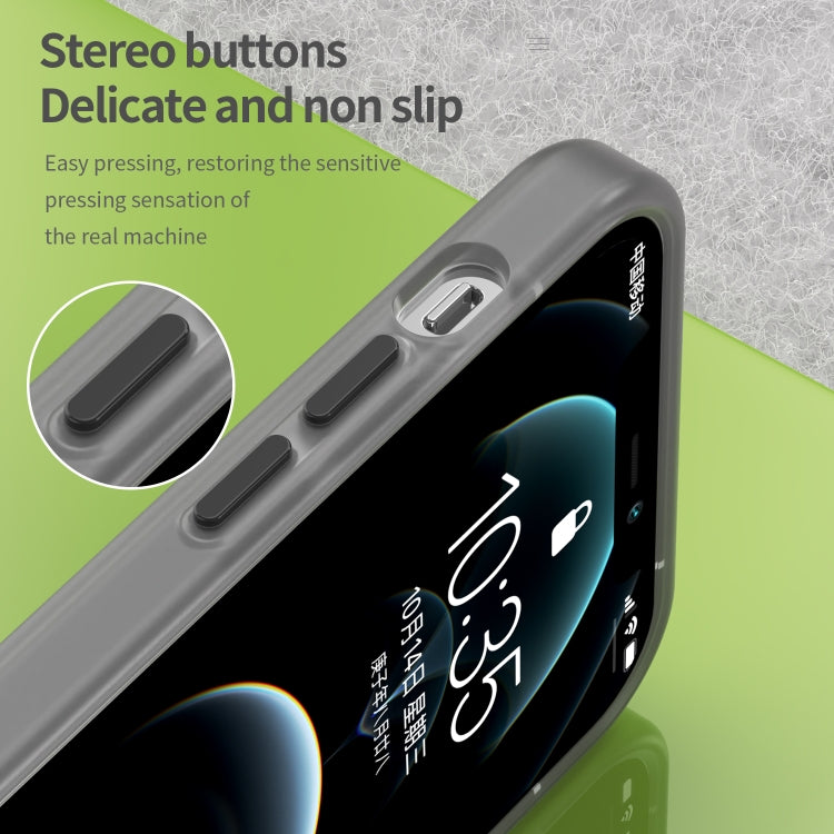 Custodia per telefono MagSafe in TPU satinato traslucido + PC a copertura totale, For iPhone 12 Pro Max, For iPhone 12 Pro