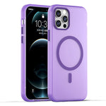 Custodia per telefono MagSafe in TPU satinato traslucido + PC a copertura totale, For iPhone 12 Pro Max, For iPhone 12 Pro