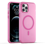 Custodia per telefono MagSafe in TPU satinato traslucido + PC a copertura totale, For iPhone 12 Pro Max, For iPhone 12 Pro