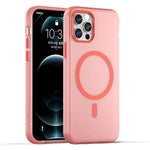 Custodia per telefono MagSafe in TPU satinato traslucido + PC a copertura totale, For iPhone 12 Pro Max, For iPhone 12 Pro