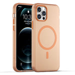 Custodia per telefono MagSafe in TPU satinato traslucido + PC a copertura totale, For iPhone 12 Pro Max, For iPhone 12 Pro