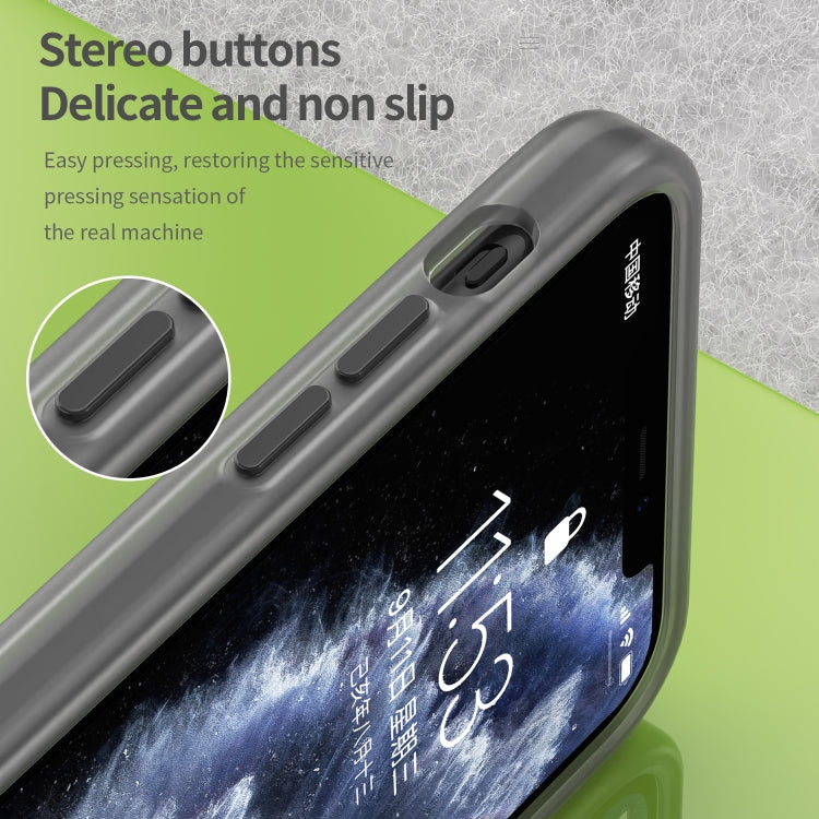 Custodia per telefono MagSafe in TPU satinato traslucido + PC a copertura totale, For iPhone 11 Pro Max, For iPhone 11