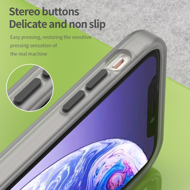 Custodia per telefono MagSafe in TPU satinato traslucido + PC a copertura totale, For iPhone 11 Pro Max, For iPhone 11