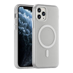 Custodia per telefono MagSafe in TPU satinato traslucido + PC a copertura totale, For iPhone 11 Pro