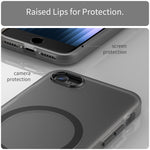 Custodia per telefono MagSafe in TPU satinato traslucido + PC a copertura totale, For iPhone 14 Pro Max, For iPhone SE 2022 / 2020 / 8