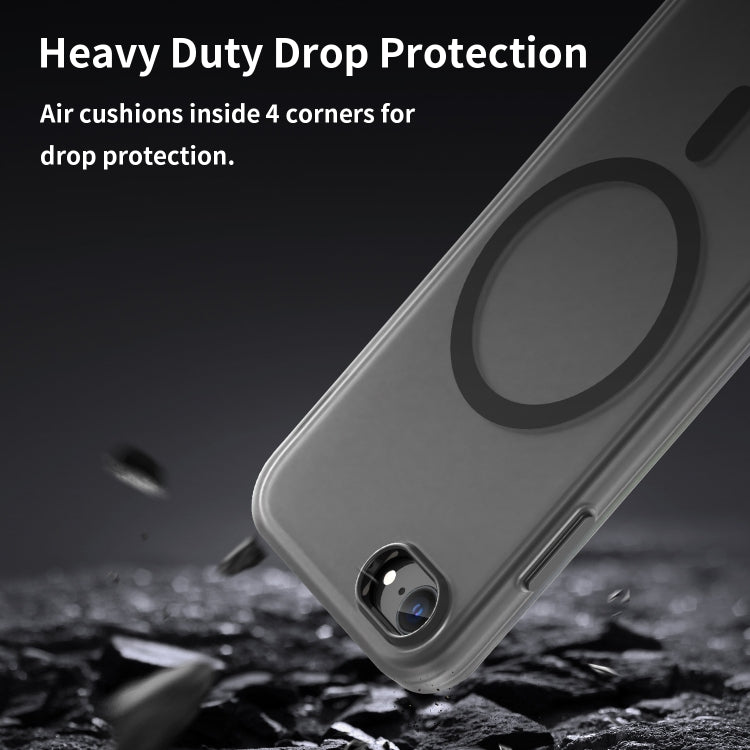 Custodia per telefono MagSafe in TPU satinato traslucido + PC a copertura totale, For iPhone 14 Pro Max, For iPhone SE 2022 / 2020 / 8
