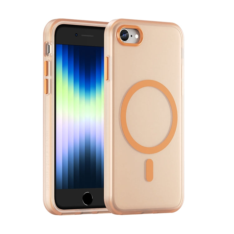 Custodia per telefono MagSafe in TPU satinato traslucido + PC a copertura totale, For iPhone 14 Pro Max, For iPhone SE 2022 / 2020 / 8