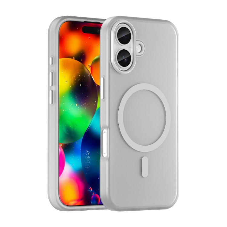 Custodia per telefono MagSafe in TPU satinato traslucido + PC a copertura totale, For iPhone 17 Pro Max, For iPhone 17 Pro, For iPhone 17