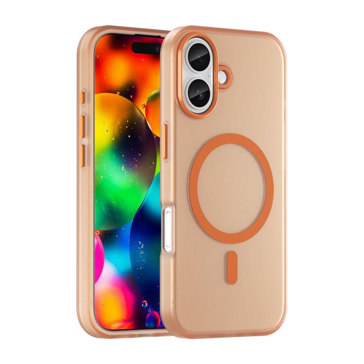 Custodia per telefono MagSafe in TPU satinato traslucido + PC a copertura totale, For iPhone 17 Pro Max, For iPhone 17 Pro, For iPhone 17