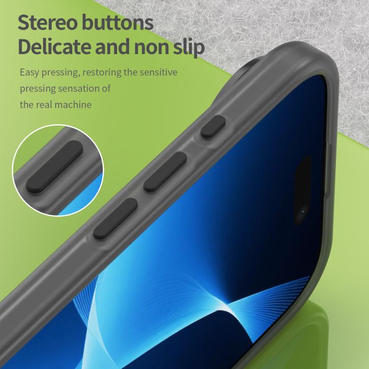Custodia per telefono MagSafe in TPU satinato traslucido + PC a copertura totale, For iPhone Air, For iPhone 16 Pro Max