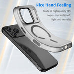 Custodia per telefono MagSafe in TPU satinato traslucido + PC a copertura totale, For iPhone 17 Pro Max, For iPhone 17 Pro, For iPhone 17
