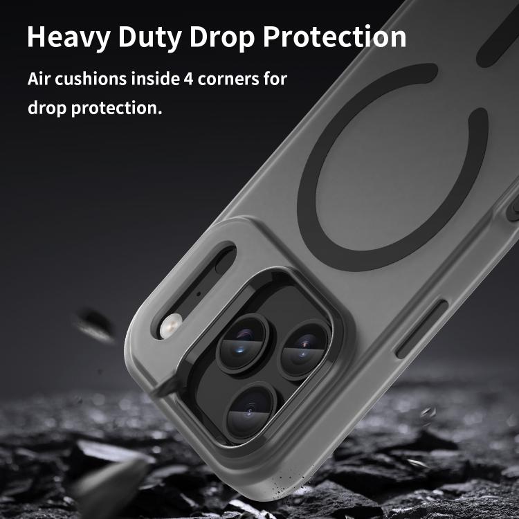 Custodia per telefono MagSafe in TPU satinato traslucido + PC a copertura totale, For iPhone 17 Pro Max, For iPhone 17 Pro, For iPhone 17