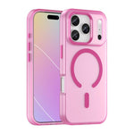 Custodia per telefono MagSafe in TPU satinato traslucido + PC a copertura totale, For iPhone 17 Pro Max, For iPhone 17 Pro, For iPhone 17
