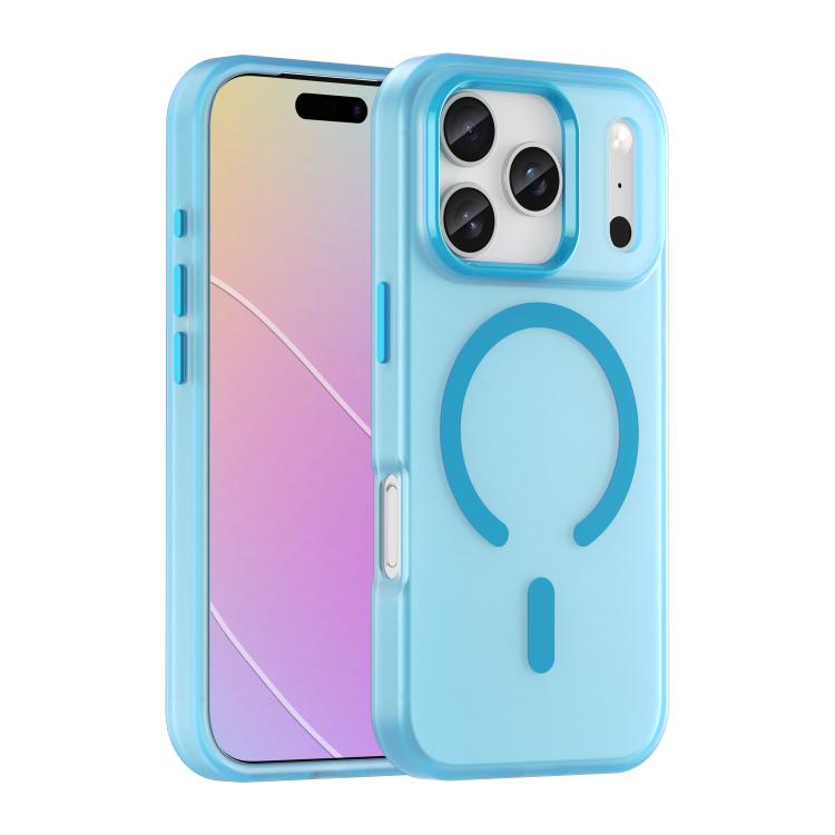 Custodia per telefono MagSafe in TPU satinato traslucido + PC a copertura totale, For iPhone 18, For iPhone 18 Pro