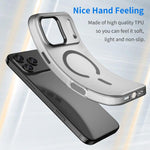 Custodia per telefono MagSafe in TPU satinato traslucido + PC a copertura totale, For iPhone 18 Pro Max, For iPhone 17e / 16e