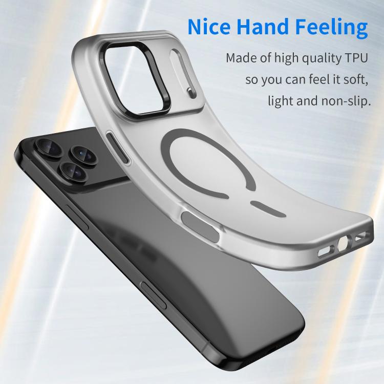 Custodia per telefono MagSafe in TPU satinato traslucido + PC a copertura totale, For iPhone 18 Pro Max, For iPhone 17e / 16e