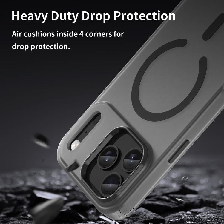 Custodia per telefono MagSafe in TPU satinato traslucido + PC a copertura totale, For iPhone 18 Pro Max, For iPhone 17e / 16e