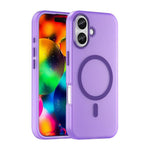 Custodia per telefono MagSafe in TPU satinato traslucido + PC a copertura totale, For iPhone 18, For iPhone 18 Pro