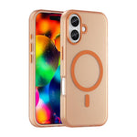 Custodia per telefono MagSafe in TPU satinato traslucido + PC a copertura totale, For iPhone 18, For iPhone 18 Pro