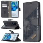 Custodia portafoglio in pelle sintetica per Galaxy S20 Ultra
