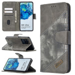 Custodia portafoglio in pelle sintetica per Galaxy S20 Ultra