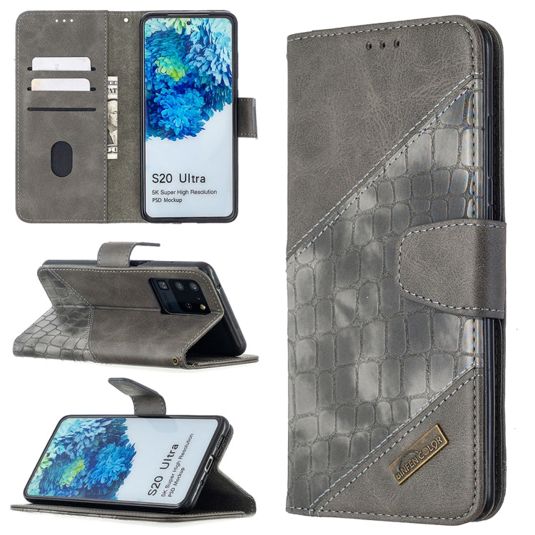 Custodia portafoglio in pelle sintetica per Galaxy S20 Ultra