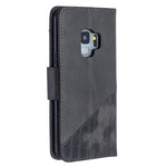 Custodia portafoglio in pelle sintetica per Galaxy Note10+