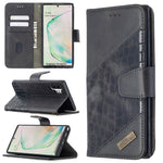 Custodia portafoglio in pelle sintetica per Galaxy Note10+