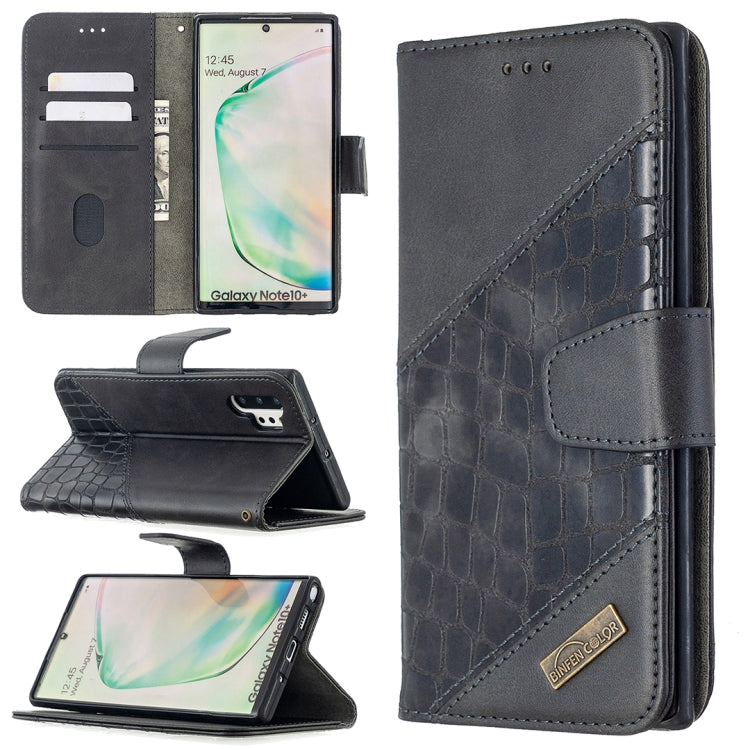 Custodia portafoglio in pelle sintetica per Galaxy Note10+