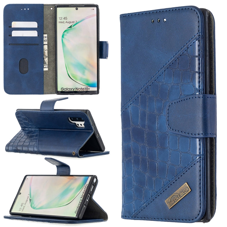 Custodia portafoglio in pelle sintetica per Galaxy Note10+