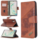 Custodia portafoglio in pelle sintetica per Galaxy Note10+