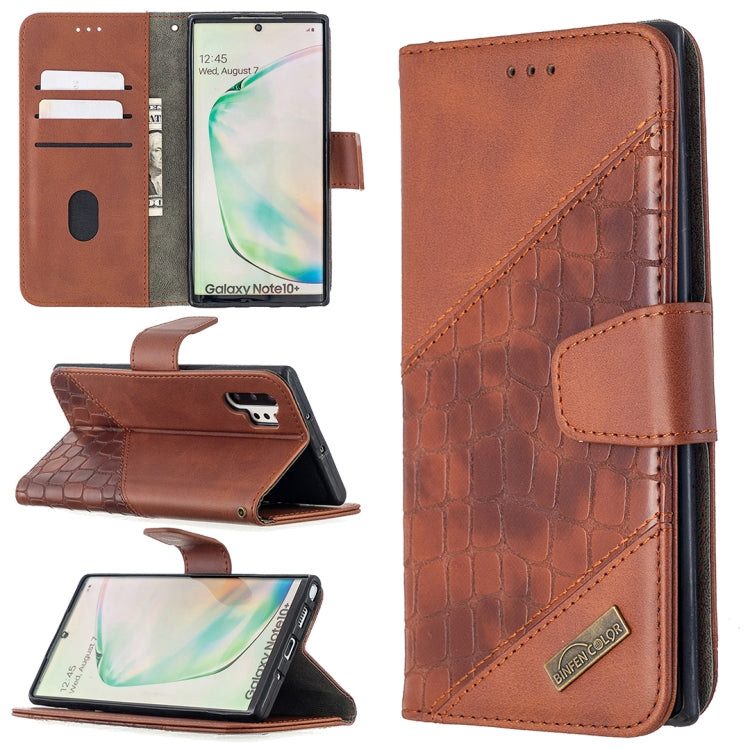 Custodia portafoglio in pelle sintetica per Galaxy Note10+