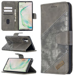 Custodia portafoglio in pelle sintetica per Galaxy Note10+